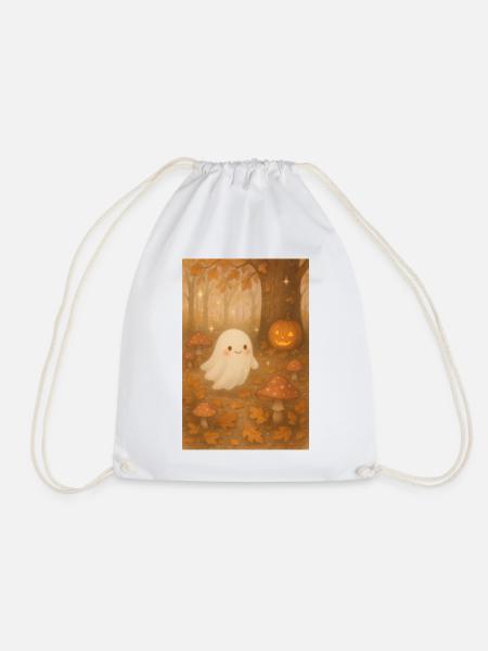 Cute Halloween Ghost - Turnbeutel - Weiß