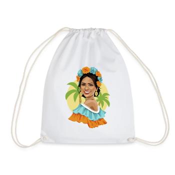 Colombia Vibra - Drawstring Bag - white - Front