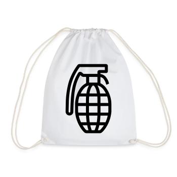 grenade - Sac de sport léger - blanc - Devant