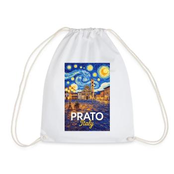 Prato, Italien. - Turnbeutel - Weiß - Vorne