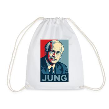 Jung Pop Art Portrait - Sac de sport léger - blanc - Devant