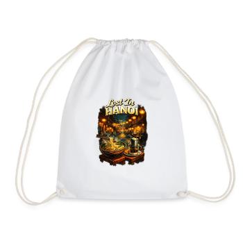 Perdu à Hanoï - Sac de sport léger - blanc - Devant