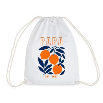 Dad 2027 - Drawstring Bag - white - Front