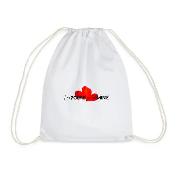 Je suis à toi tu es à moi - Sac de sport léger - blanc - Devant