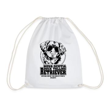 CANARD DE LA NOUVELLE-ÉCOSSE TOLLING RETRIEVER personnes les plus cool - Sac de sport léger - blanc - Devant