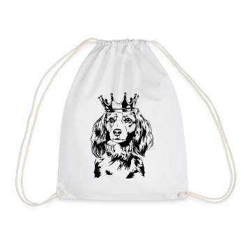 KOOIKERHONDJE Crown Dog Chiens Wilsigns - Sac de sport léger - blanc - Devant