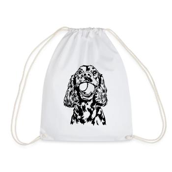 Cocker Spaniel Chien Chien Wilsigns - Sac de sport léger - blanc - Devant