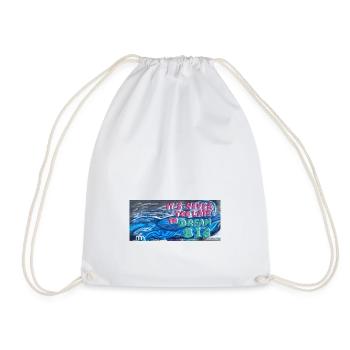 Never too late to DreamBig - Drawstring Bag - white - Front