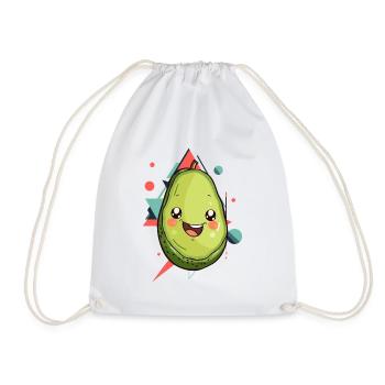 Avocado Eco - Drawstring Bag - white - Front