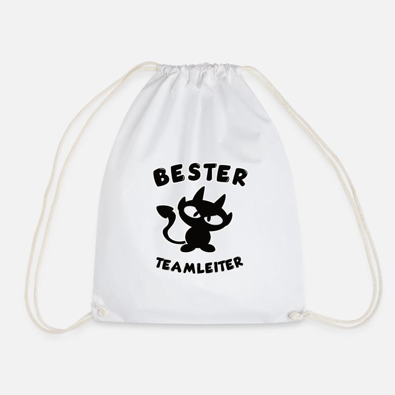 cooles bester Teamleiter Design - Turnbeutel - Weiß