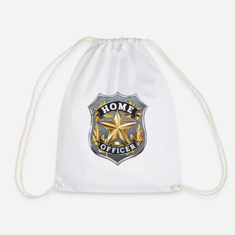 Home Officer Marke - Turnbeutel - Weiß