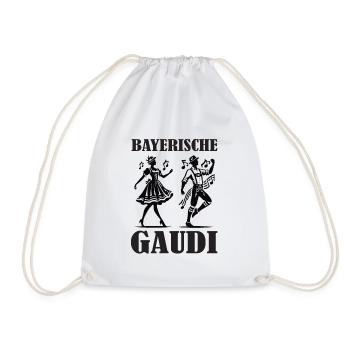 Bavarian Fun - Costumes traditionnels homme et femme - Sac de sport léger - blanc - Devant