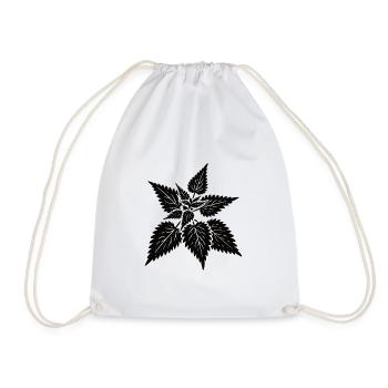 Conception simple de l’ortie – Wild & Healing - Sac de sport léger - blanc - Devant