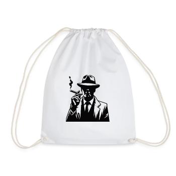 Détective classique – design de détective cool - Sac de sport léger - blanc - Devant