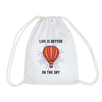 Montgolfière Montgolfière Pilote de montgolfière - Sac de sport léger - blanc - Devant