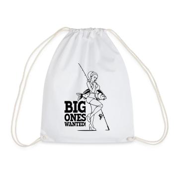 Big ones wanted! - Turnbeutel - Weiß - Vorne