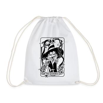 The Grandma Funny Gothic Tarot Cards - Drawstring Bag - white - Front
