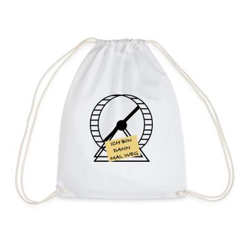 Je m’en vais - Sac de sport léger - blanc - Devant