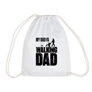 Mon père est le père qui marche Enfant de la fête des pères - Sac de sport léger - blanc - Devant