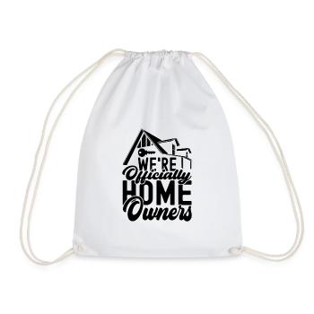 Homeowners Home Purchase - Drawstring Bag - white - Front