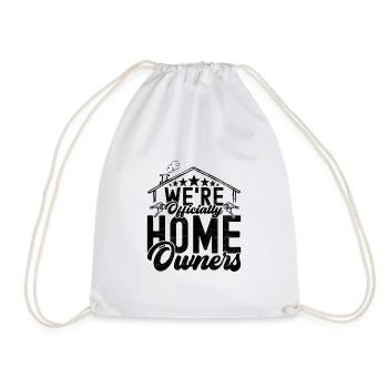 Homeowners Home Purchase - Drawstring Bag - white - Front