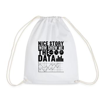 Analyste de données Data Scientist - Sac de sport léger - blanc - Devant