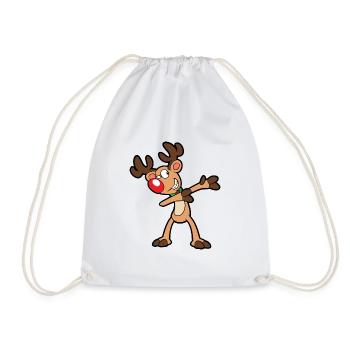 Weihnachten - Turnbeutel - Weiß - Vorne