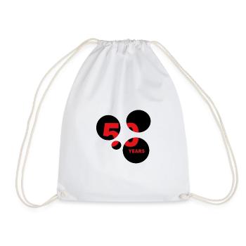 50 ans / anniversaire 50 ans / t-shirt 50 ans - Sac de sport léger - blanc - Devant