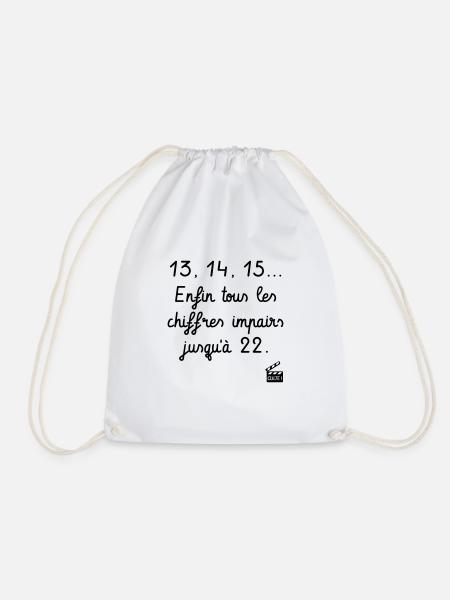 Kaameløtt - Réplique Culte - Citation Perceval - Sac de sport léger - blanc