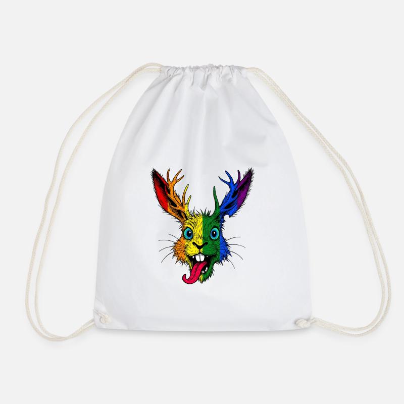 Rainbow Raurackl - Sac de sport léger - blanc