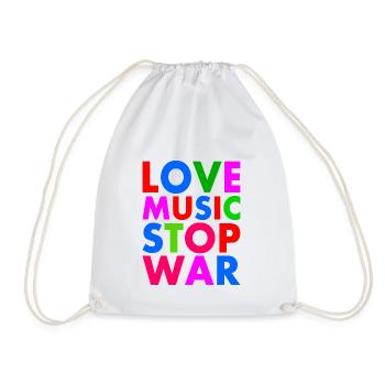Stop war - Sac de sport léger - blanc - Devant