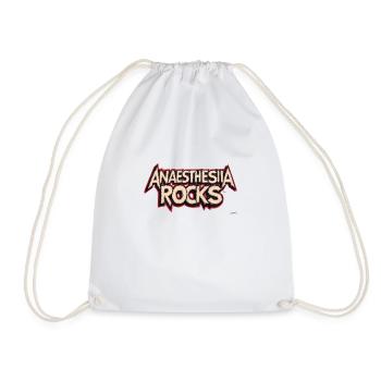 Anesthesia rocks - Drawstring Bag - white - Front