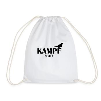 Kampf Spatz (md) - Turnbeutel - Weiß - Vorne