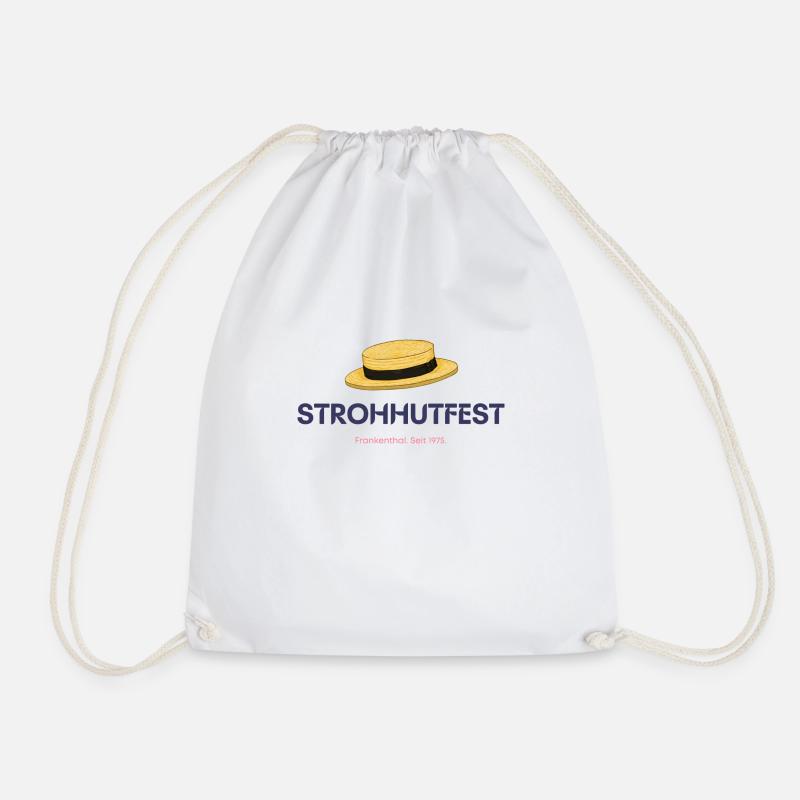 Strohhutfest - Turnbeutel - Weiß