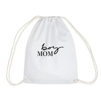 boy mom - Turnbeutel - Weiß - Vorne
