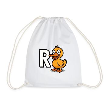 Pension Duck Retirement Grandpa Grandma - Drawstring Bag - white - Front