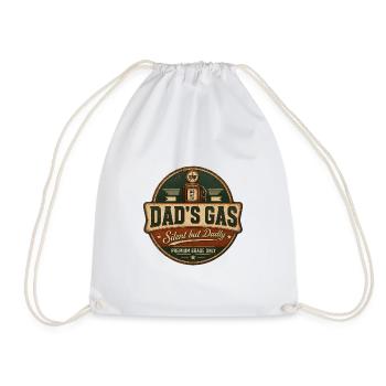 Papa Gaz - Silencieux mais Redoutable Vintage - Sac de sport léger - blanc - Devant