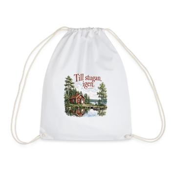 De Retour au Chalet Nostalgie Suédoise - Sac de sport léger - blanc - Devant
