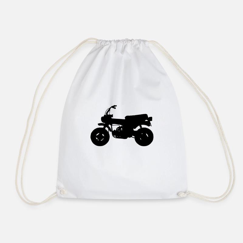 Dax Black - Drawstring Bag - white