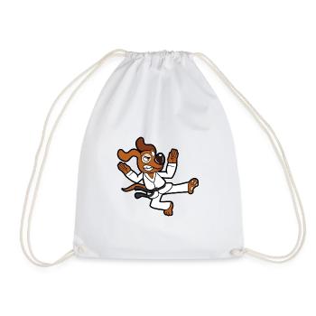 Karate - Turnbeutel - Weiß - Vorne