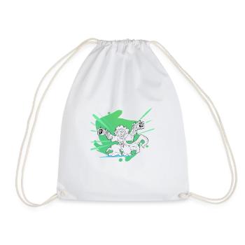 the hunter lizard - Sac de sport léger - blanc - Devant