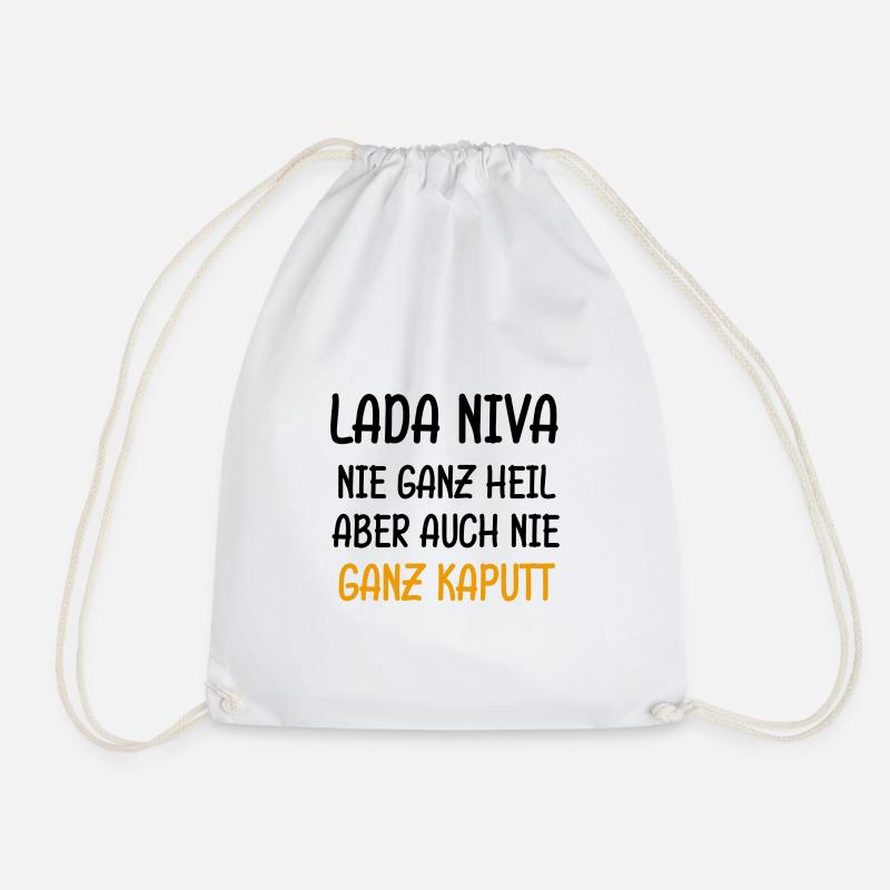 Lada Niva 4x4 Russin 2121 - Turnbeutel - Weiß