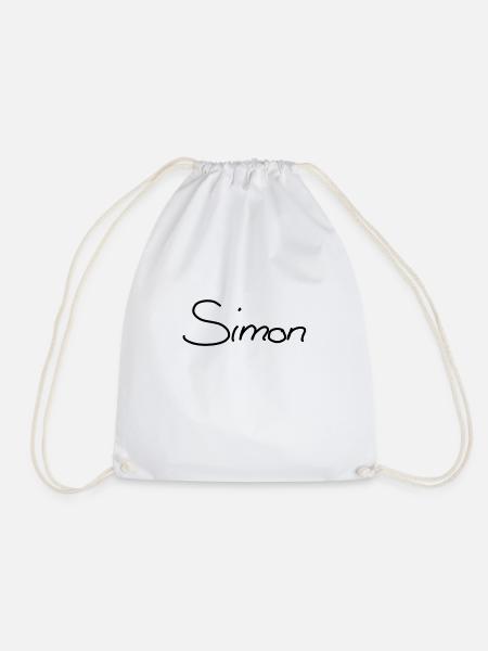 Simon - Turnbeutel - Weiß