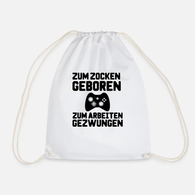 Gamers 4ever 2 - Turnbeutel - Weiß