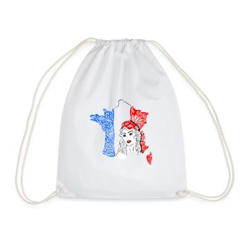 Marianne & France - Sac de sport léger - blanc - Devant