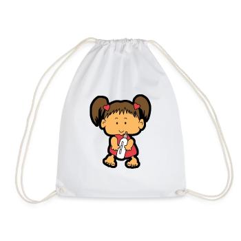 Baby girl - Turnbeutel - Weiß - Vorne