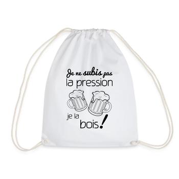 Je ne subis pas la pression - Sac de sport léger - blanc - Devant