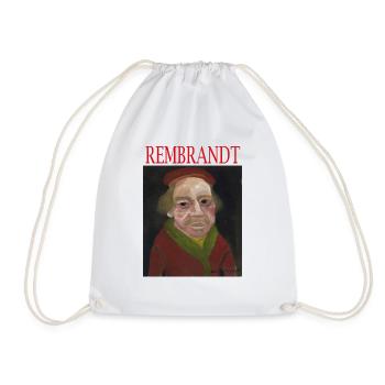 Rembrandt - Turnbeutel - Weiß - Vorne