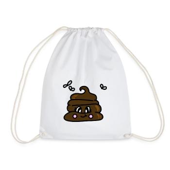 little sweet cunning, funny gift idea - Drawstring Bag - white - Front