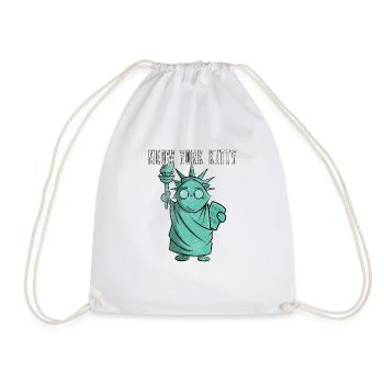 MEOW YORK KITTY - Sac de sport léger - blanc - Devant